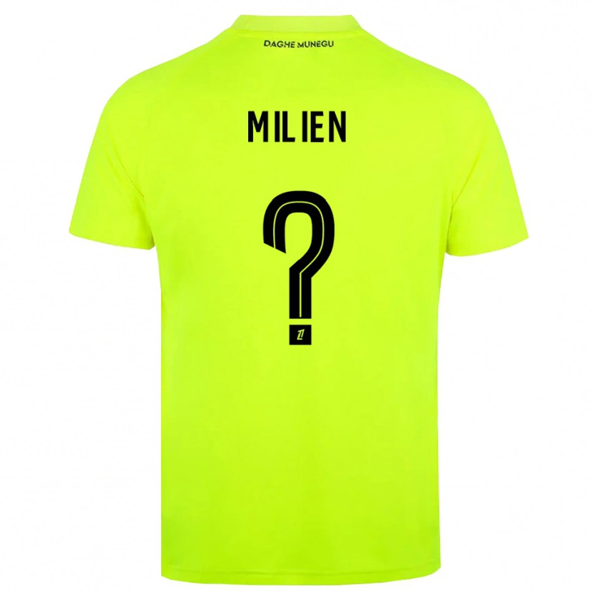 Danxen Heren Kenley Milien #0 Fluorescerend Groen Zwart Keepersshirt 2025/26 T-Shirt