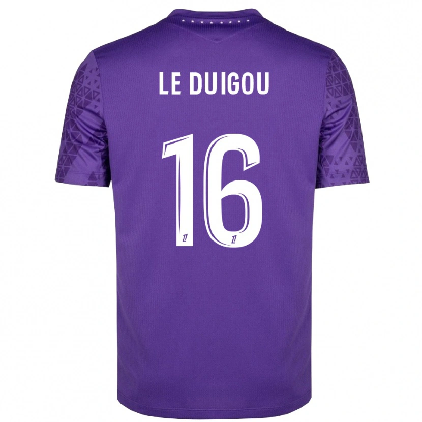 Danxen Heren Daniel Le Duigou #16 Paars Wit Keepersshirt 2025/26 T-Shirt