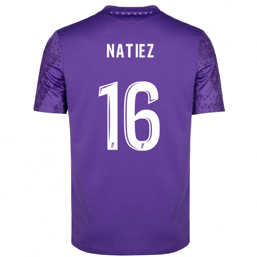 Danxen Heren Stanislas Natiez #16 Paars Wit Keepersshirt 2025/26 T-Shirt