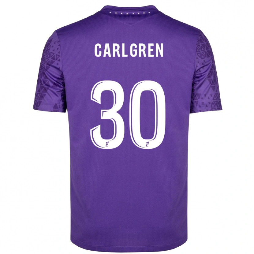 Danxen Heren Patrik Carlgren #30 Paars Wit Keepersshirt 2025/26 T-Shirt