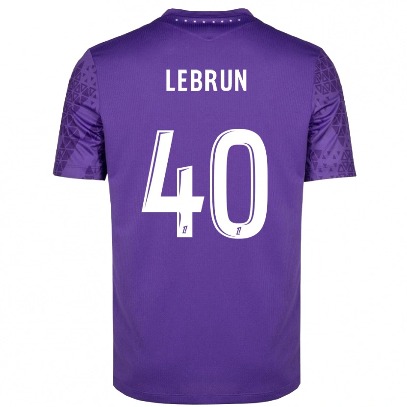 Danxen Heren Lisa Lebrun #40 Paars Wit Keepersshirt 2025/26 T-Shirt