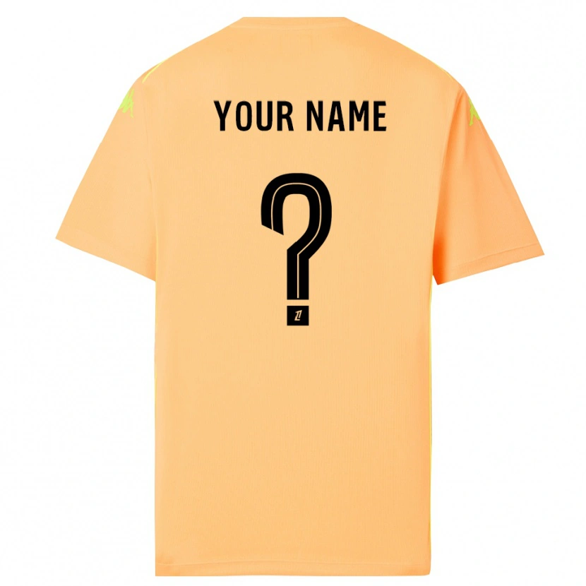 Danxen Heren OGC Nice Licht Oranje Zwart Keepersshirt 2025/26 T-Shirt