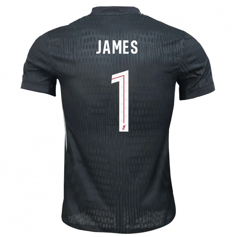 Danxen Heren Martin James #1 Donkergrijs Zwart Keepersshirt 2025/26 T-Shirt