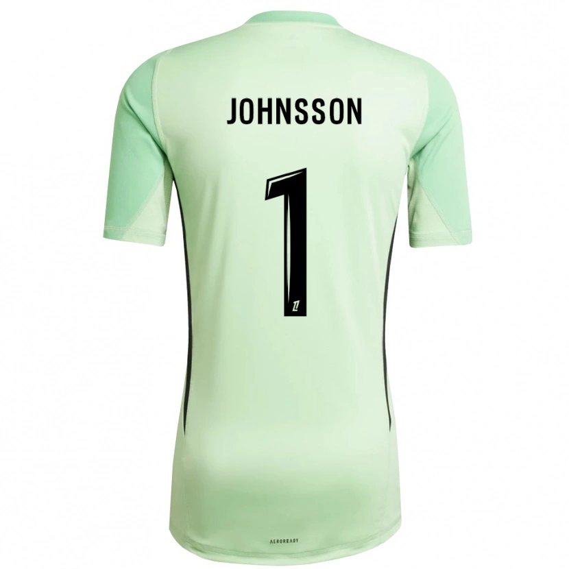Danxen Heren Karl-Johan Johnsson #1 Lichtgroen Zwart Keepersshirt 2025/26 T-Shirt
