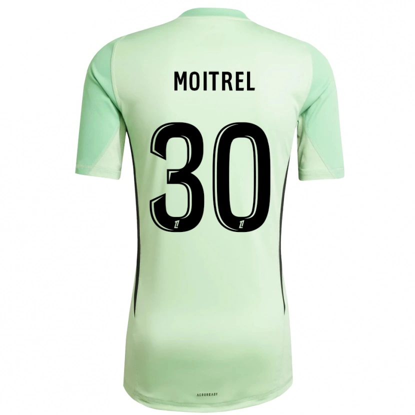 Danxen Heren Pauline Moitrel #30 Lichtgroen Zwart Keepersshirt 2025/26 T-Shirt