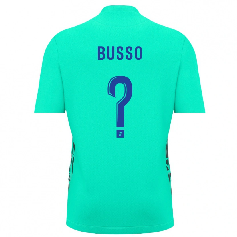 Danxen Heren Louise Busso #0 Aquamarijn Blauw Keepersshirt 2025/26 T-Shirt