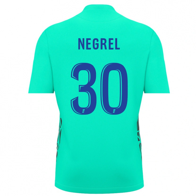 Danxen Heren Tom Negrel #30 Aquamarijn Blauw Keepersshirt 2025/26 T-Shirt