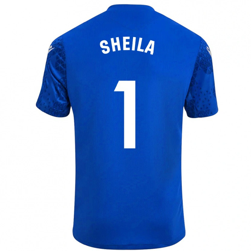 Danxen Heren Sheila Ibañez Campillo #1 Blauw Wit Keepersshirt 2025/26 T-Shirt