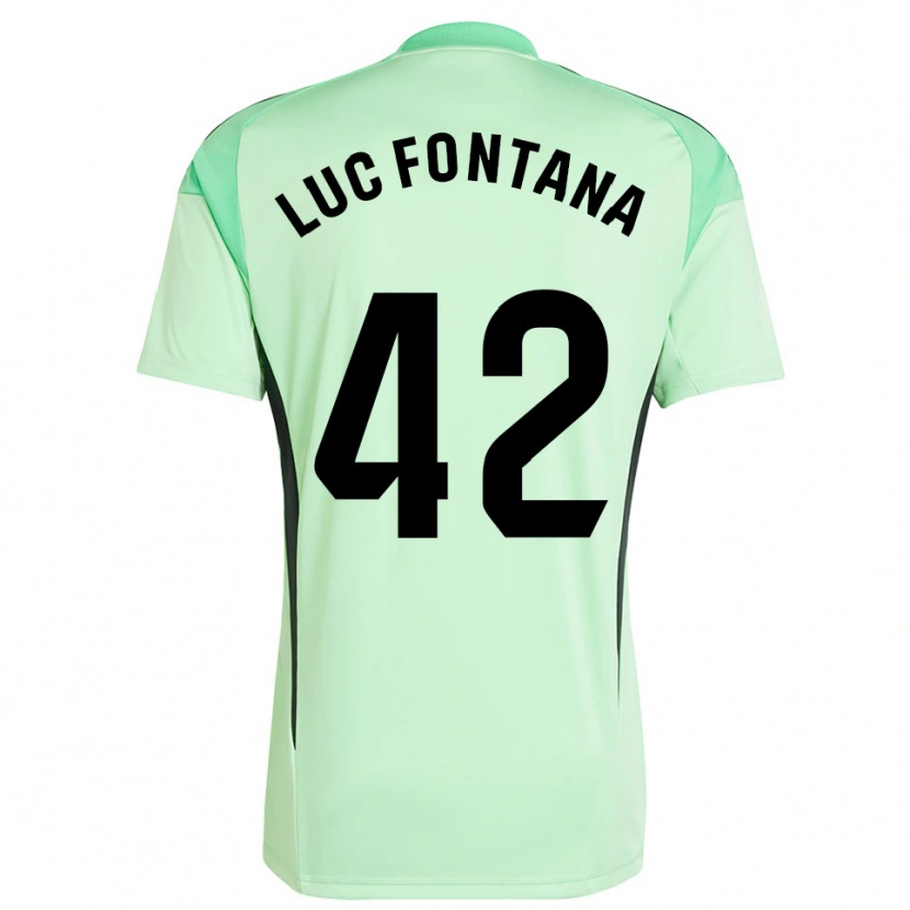 Danxen Heren Jean Luc Fontana #42 Licht Oranje Zwart Keepersshirt 2025/26 T-Shirt
