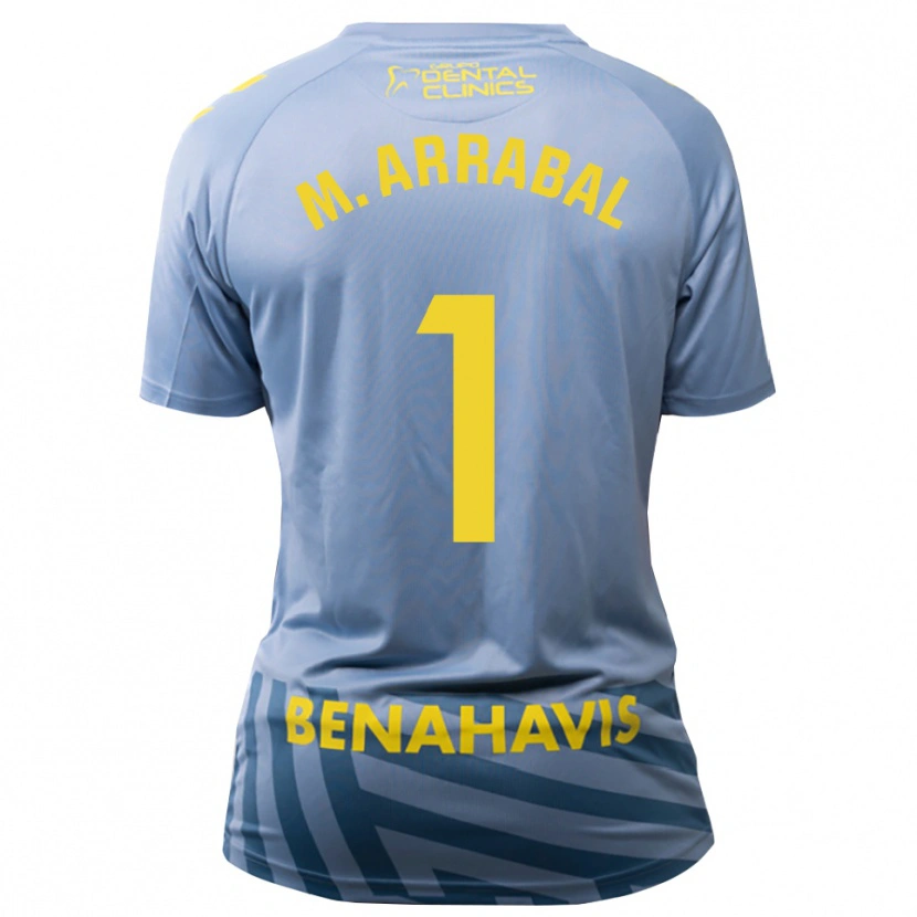 Danxen Heren María Arrabal Martin #1 Lichtstalen Blauw Keepersshirt 2025/26 T-Shirt