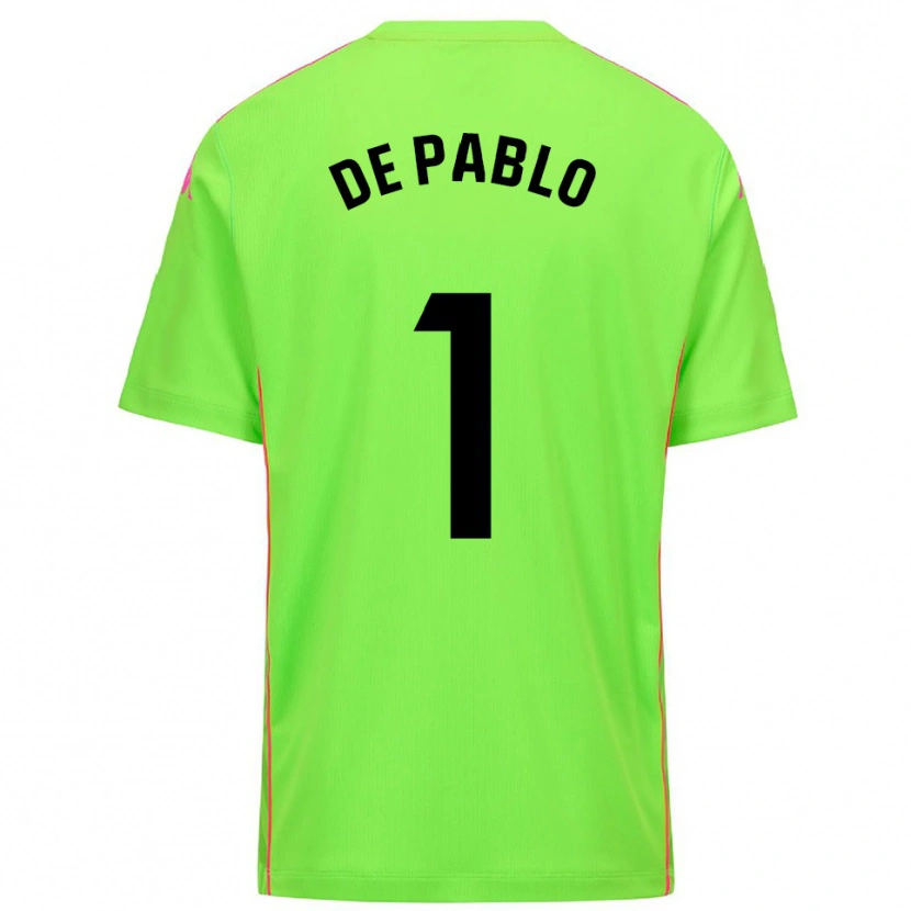 Danxen Heren Álvaro de Pablo #1 Lirme Diep Roze Keepersshirt 2025/26 T-Shirt