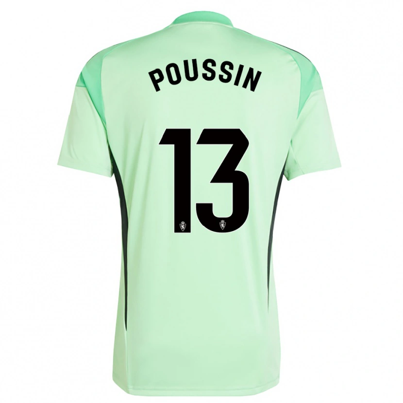 Danxen Heren Gaëtan Poussin #13 Middelgroen Keepersshirt 2025/26 T-Shirt