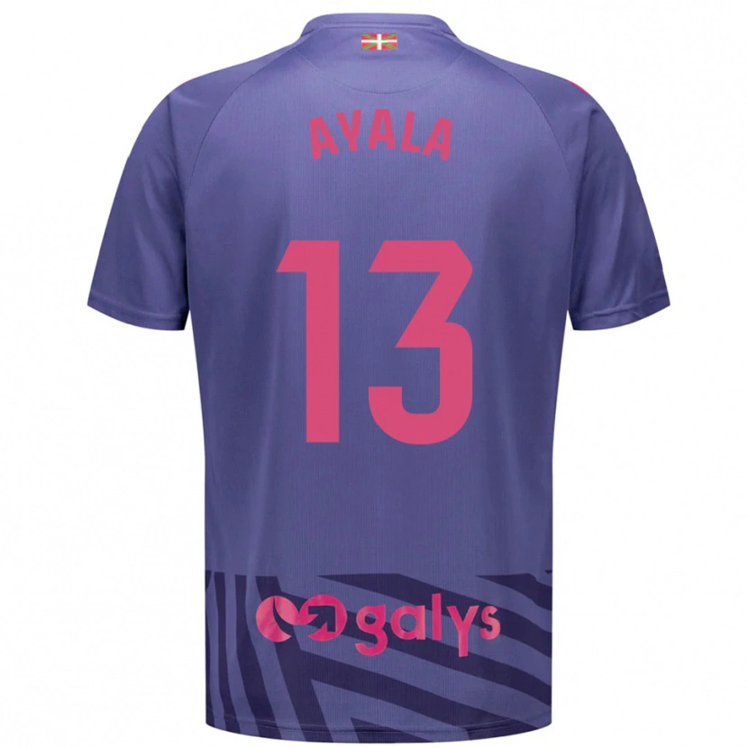 Danxen Heren Unai Ayala #13 Blauw Grijs Paars Keepersshirt 2025/26 T-Shirt