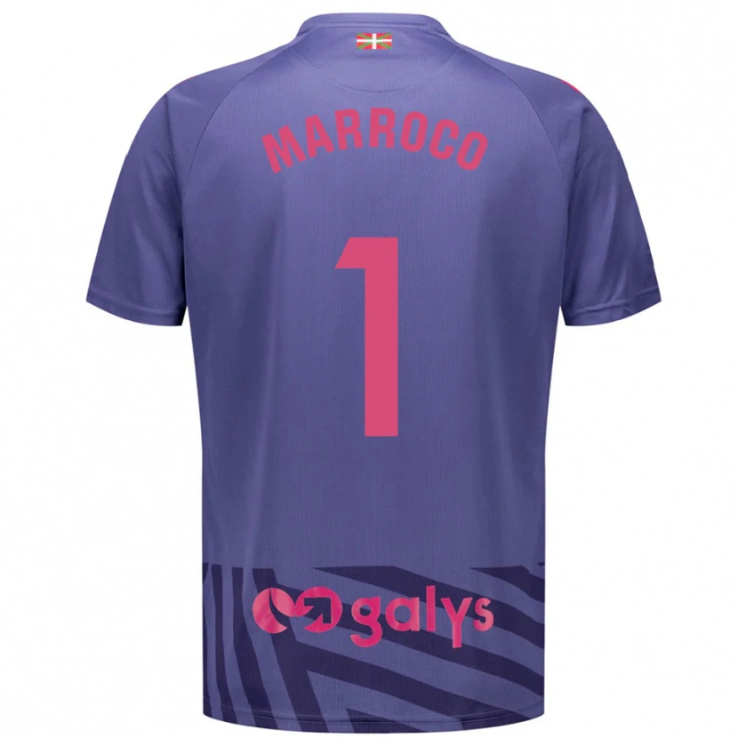 Danxen Heren Marc Marroco #1 Blauw Grijs Paars Keepersshirt 2025/26 T-Shirt