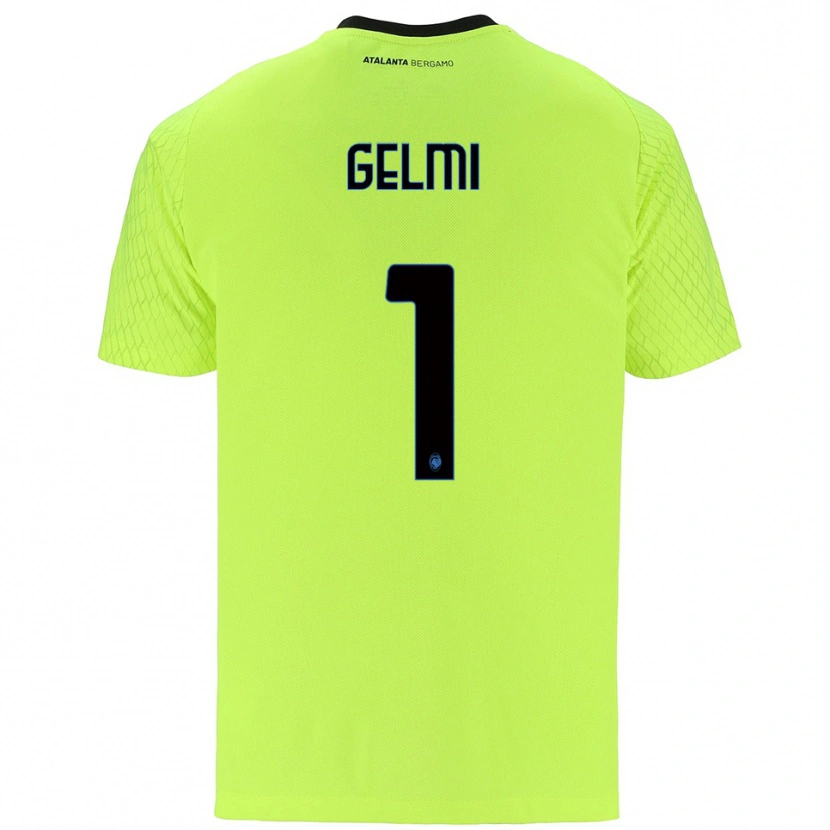 Danxen Heren Ludovico Gelmi #1 Geel Groen Rood Keepersshirt 2025/26 T-Shirt