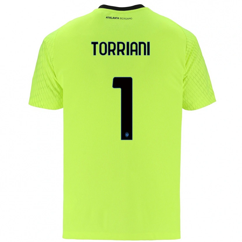 Danxen Heren Andrea Torriani #1 Geel Groen Rood Keepersshirt 2025/26 T-Shirt