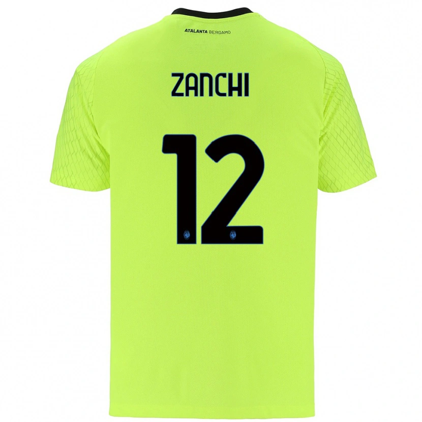 Danxen Heren Edoardo Zanchi #12 Geel Groen Rood Keepersshirt 2025/26 T-Shirt