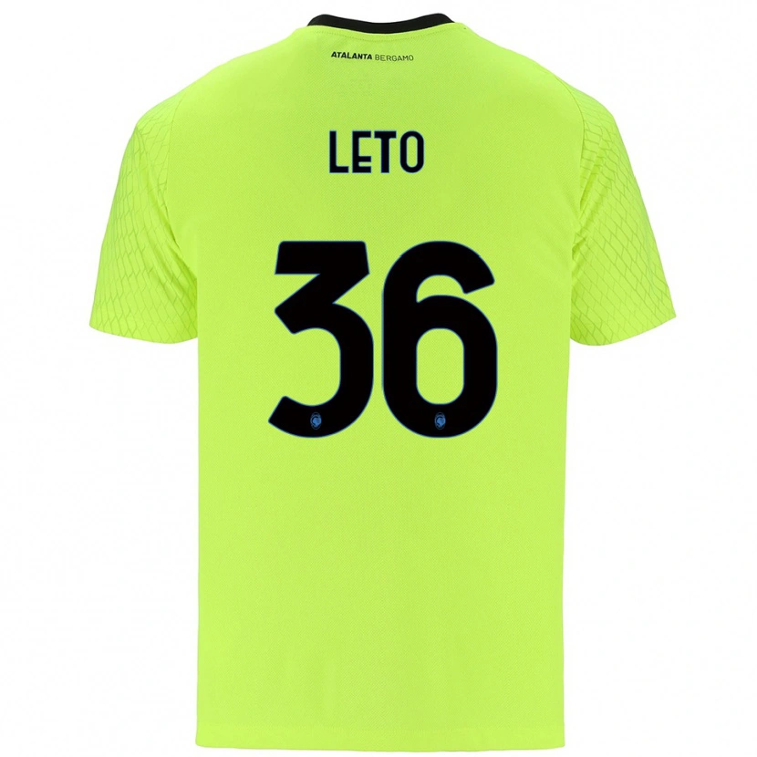 Danxen Heren Manuel Leto #36 Geel Groen Rood Keepersshirt 2025/26 T-Shirt