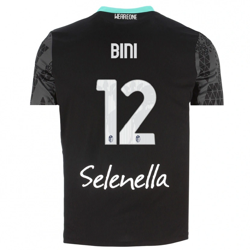 Danxen Heren Cesare Bini #12 Grijs Zwart Wit Keepersshirt 2025/26 T-Shirt