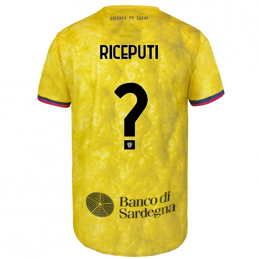 Danxen Heren Davide Riceputi #0 Geel Zwart Keepersshirt 2025/26 T-Shirt