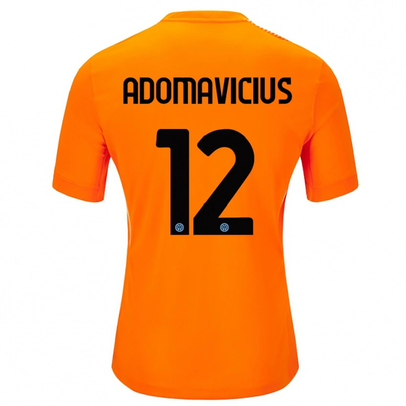Danxen Heren Henrikas Adomavicius #12 Licht Oranje Zwart Keepersshirt 2025/26 T-Shirt