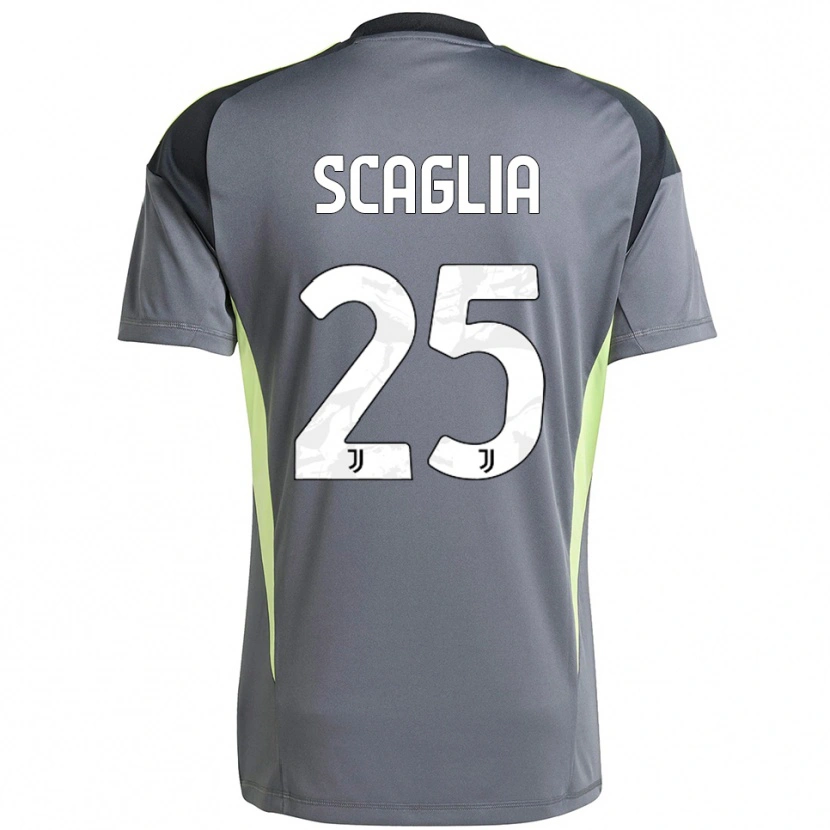 Danxen Heren Simone Scaglia #25 Donkergrijs Wit Keepersshirt 2025/26 T-Shirt