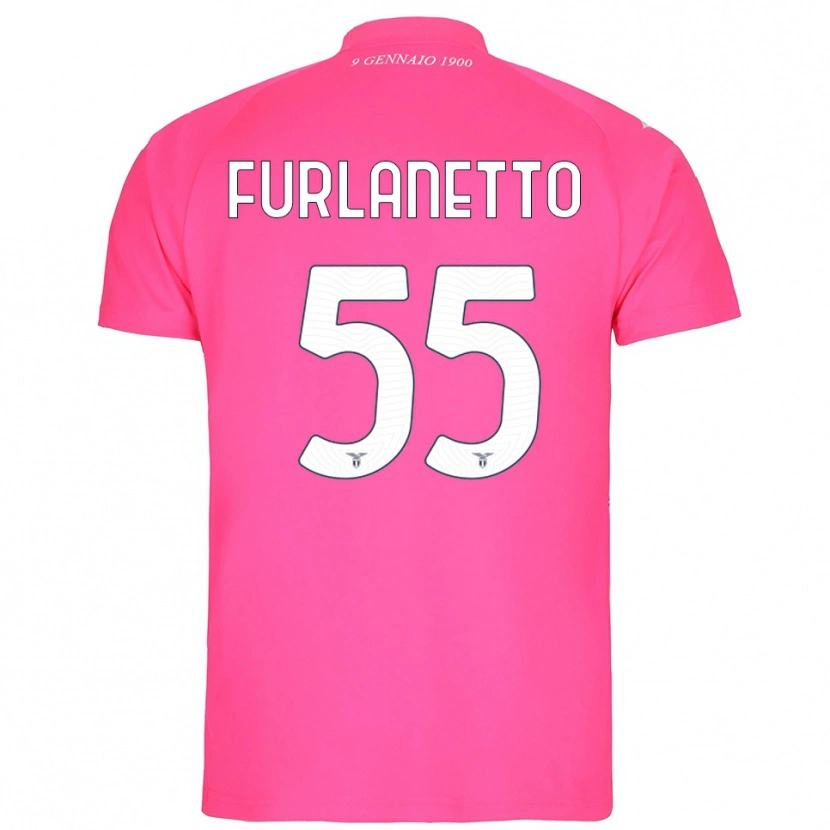 Danxen Heren Alessio Furlanetto #55 Diep Roze Keepersshirt 2025/26 T-Shirt