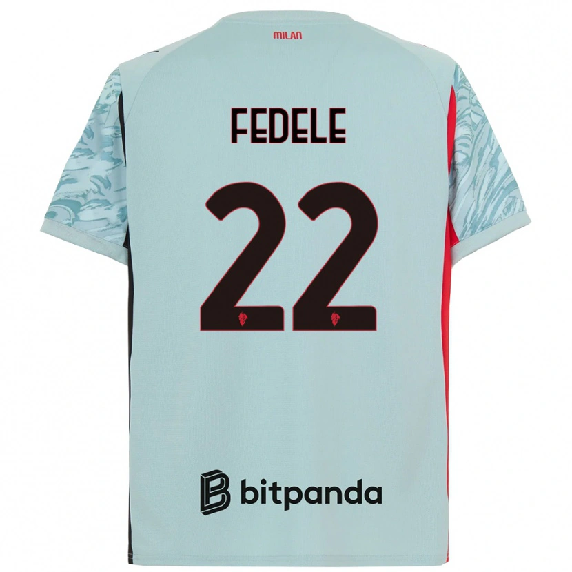 Danxen Heren Noemi Fedele #22 Licht Blauw Rood Keepersshirt 2025/26 T-Shirt