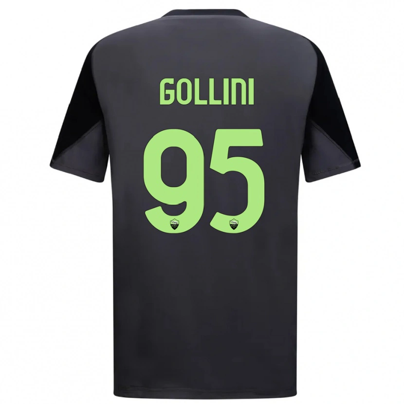 Danxen Heren Pierluigi Gollini #95 Zwart Licht Groen Keepersshirt 2025/26 T-Shirt