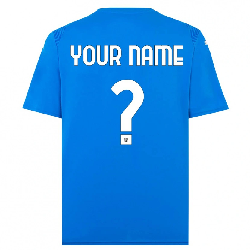 Danxen Heren US Sassuolo Blauw Wit Keepersshirt 2025/26 T-Shirt