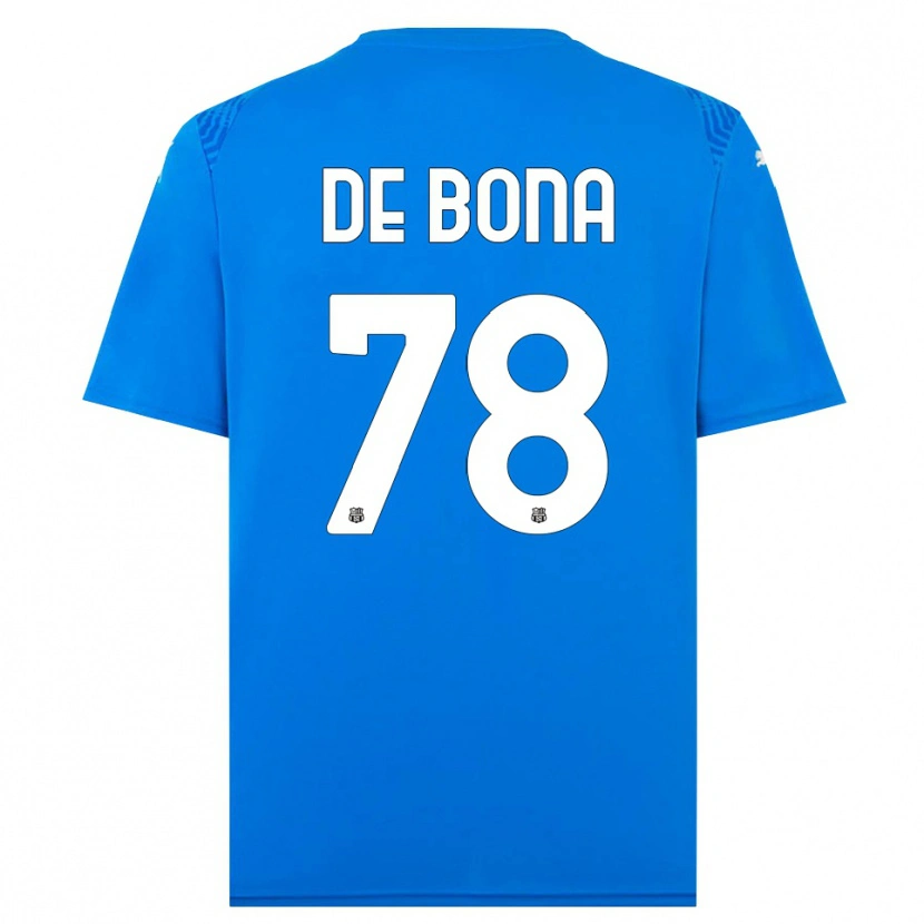 Danxen Heren Francesca De Bona #78 Blauw Wit Keepersshirt 2025/26 T-Shirt