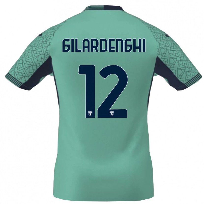 Danxen Heren Riccardo Gilardenghi #12 Blauw Lagune Keepersshirt 2025/26 T-Shirt