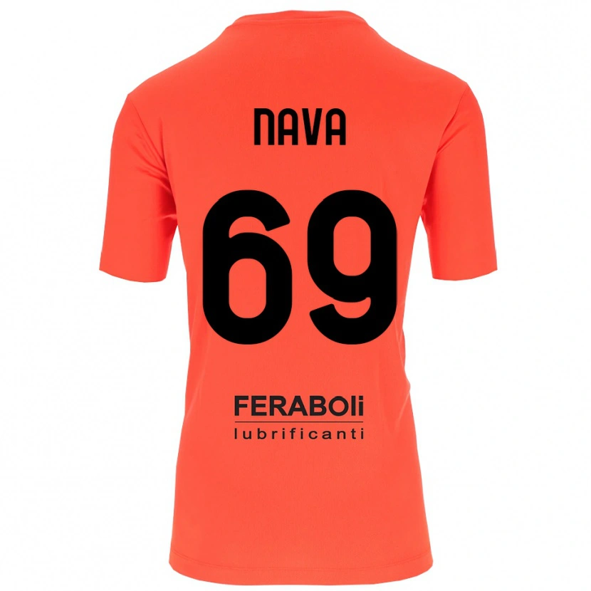 Danxen Heren Lapo Nava #69 Oranje Rood Zwart Keepersshirt 2025/26 T-Shirt