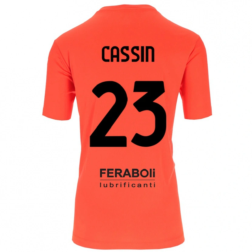 Danxen Heren Marco Cassin #23 Oranje Rood Zwart Keepersshirt 2025/26 T-Shirt