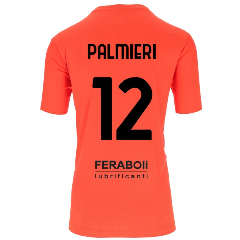 Danxen Heren Cristian Palmieri #12 Oranje Rood Zwart Keepersshirt 2025/26 T-Shirt