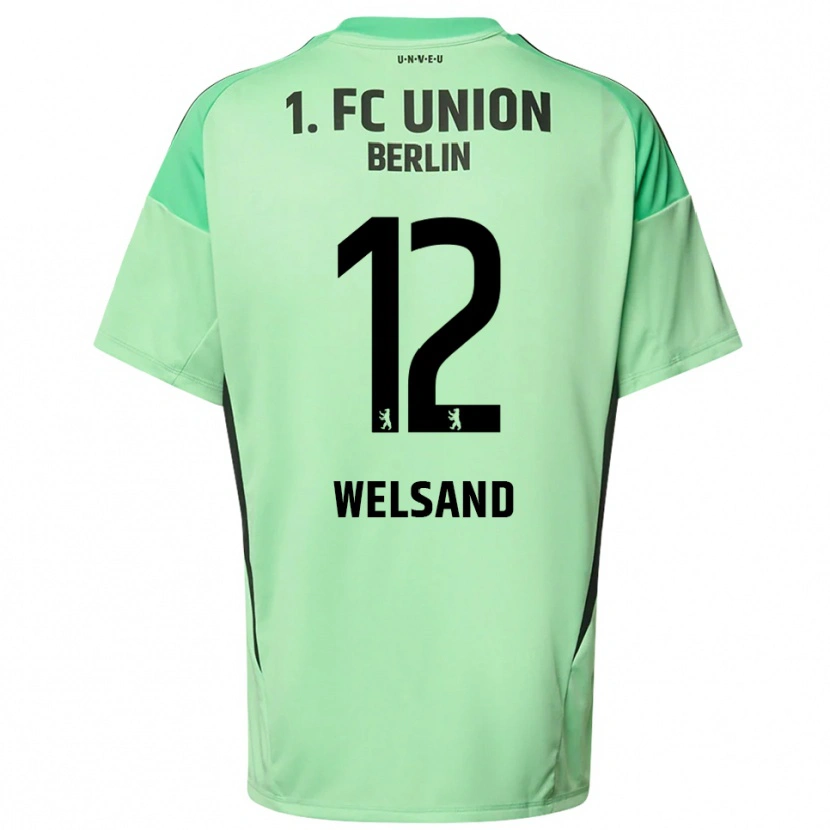 Danxen Heren Oskar Welsand #12 Licht Groen Zwart Keepersshirt 2025/26 T-Shirt