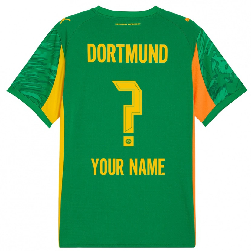 Danxen Heren Borussia Dortmund Groen Oranje Keepersshirt 2025/26 T-Shirt