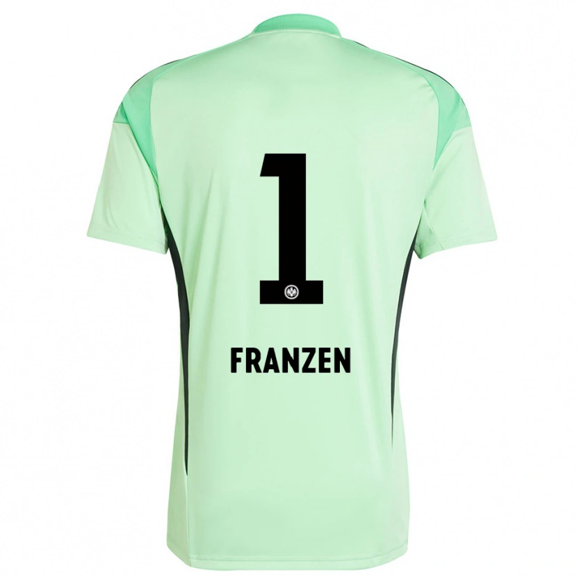 Danxen Heren Marlon Franzen #1 Licht Groen Zwart Keepersshirt 2025/26 T-Shirt