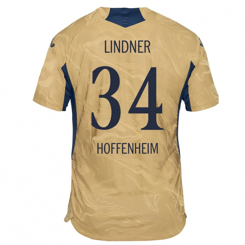 Danxen Heren Sophie Lindner #34 Tan Zwart Keepersshirt 2025/26 T-Shirt