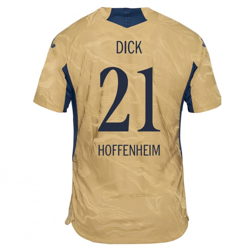 Danxen Heren Laura Dick #21 Tan Zwart Keepersshirt 2025/26 T-Shirt