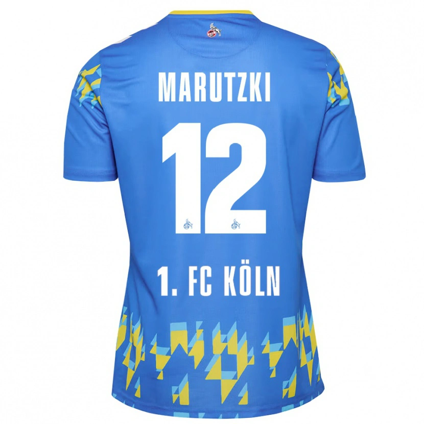 Danxen Heren Mikolaj Marutzki #12 Korenbloemblauw Keepersshirt 2025/26 T-Shirt
