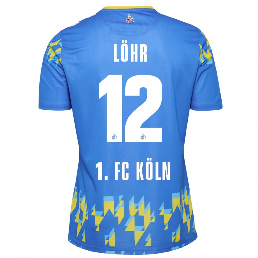 Danxen Heren Max Löhr #12 Korenbloemblauw Keepersshirt 2025/26 T-Shirt