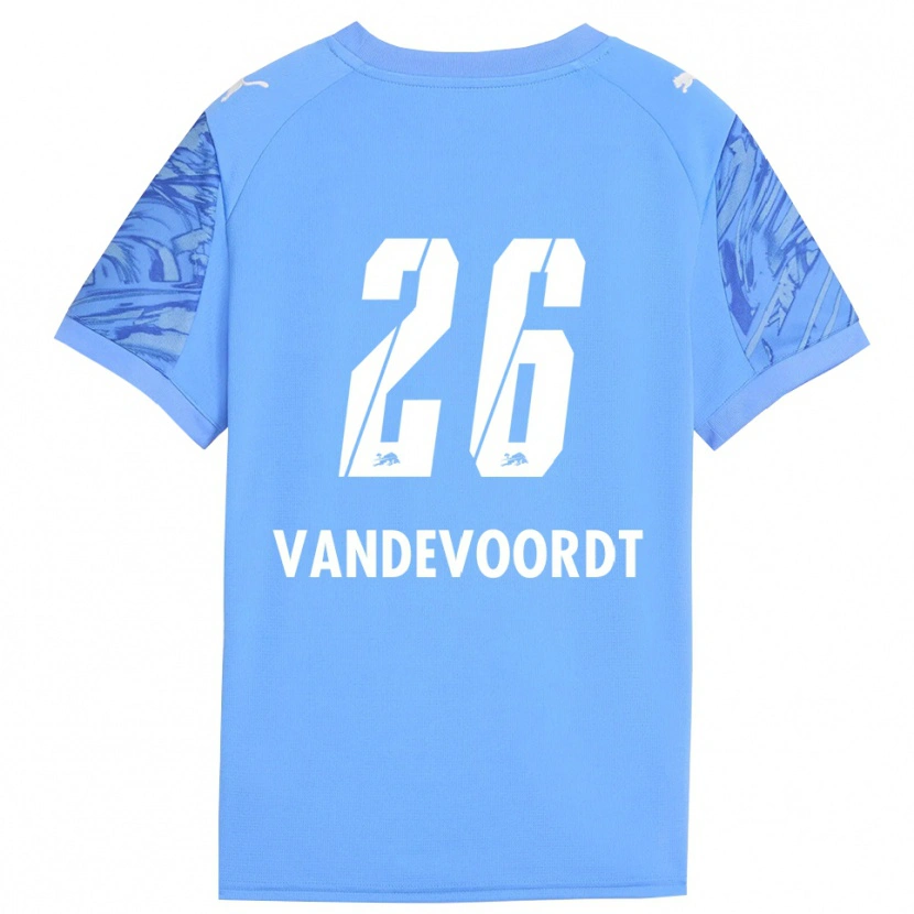 Danxen Heren Maarten Vandevoordt #26 Koninklijk Blauw Rood Keepersshirt 2025/26 T-Shirt