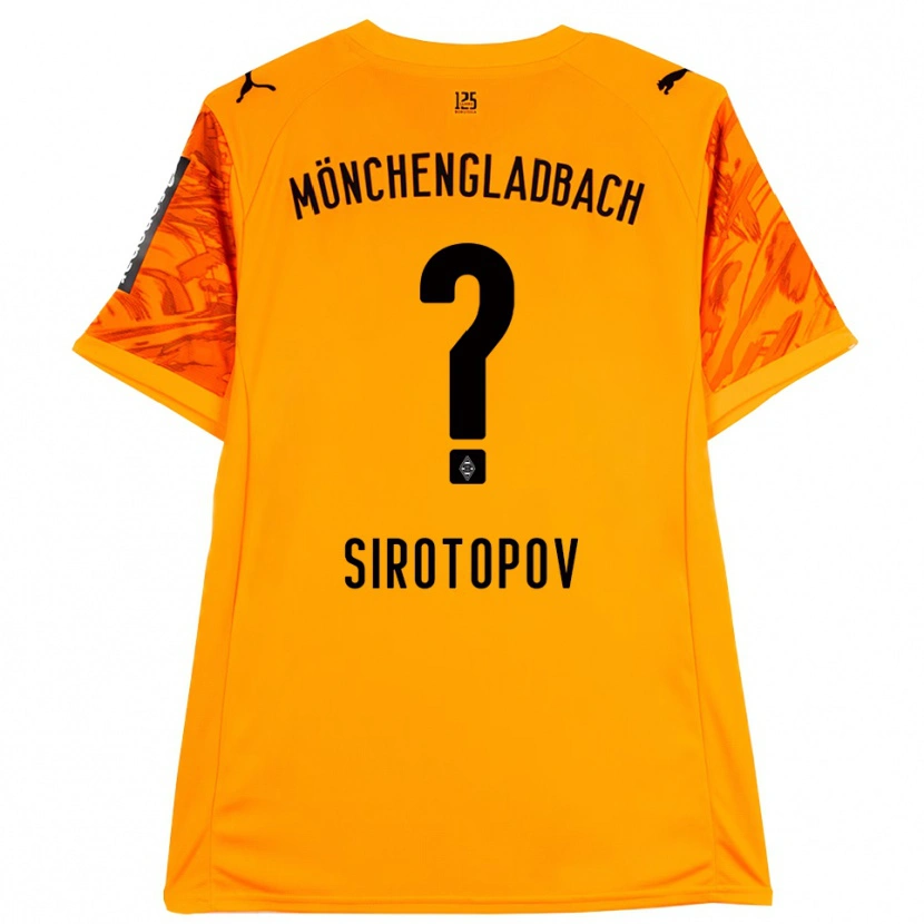 Danxen Heren Artem Sirotopov #0 Oranje Geel Zwart Keepersshirt 2025/26 T-Shirt