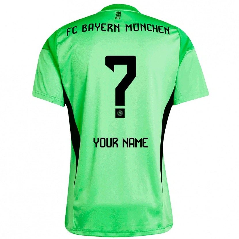 Danxen Heren Bayern Munich Medium Lente Groen Keepersshirt 2025/26 T-Shirt