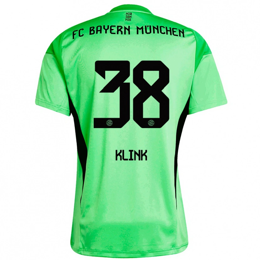Danxen Heren Anna Klink #38 Medium Lente Groen Keepersshirt 2025/26 T-Shirt