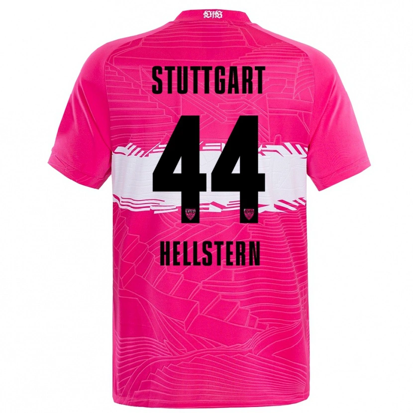 Danxen Heren Florian Hellstern #44 Diep Roze Zwart Keepersshirt 2025/26 T-Shirt