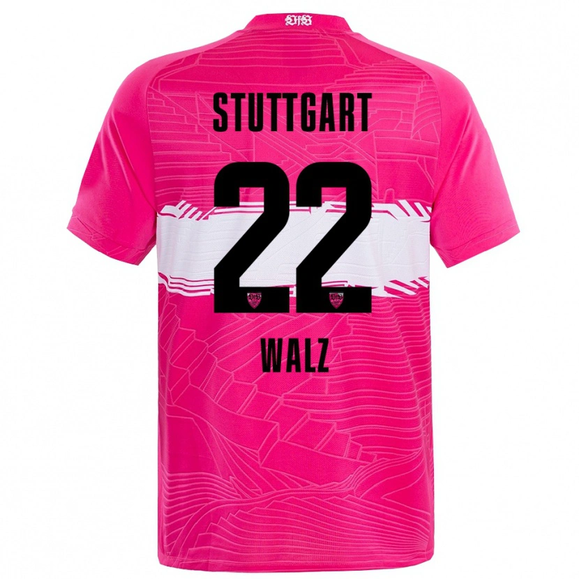 Danxen Heren Tom Walz #22 Diep Roze Zwart Keepersshirt 2025/26 T-Shirt