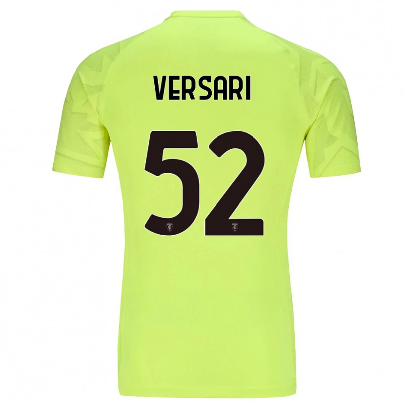 Danxen Heren Francesco Versari #52 Fluorescent Groen Keepersshirt 2025/26 T-Shirt