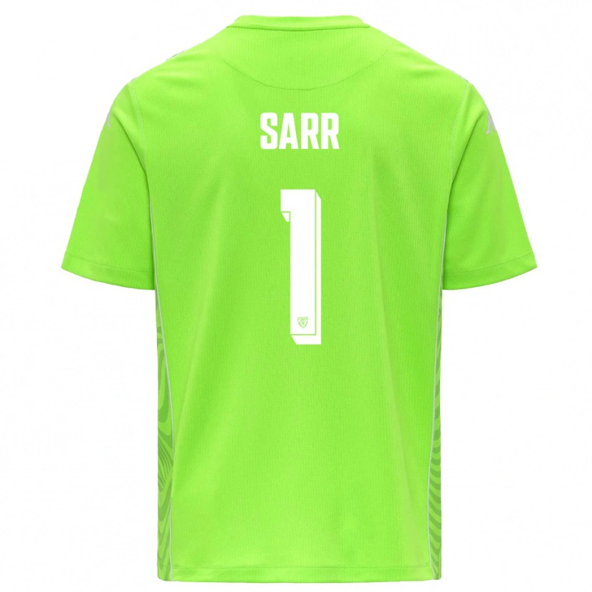 Danxen Heren Mouhamadou Sarr #1 Gazongroen Wit Keepersshirt 2025/26 T-Shirt